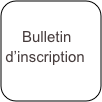 
    Bulletin d’inscription